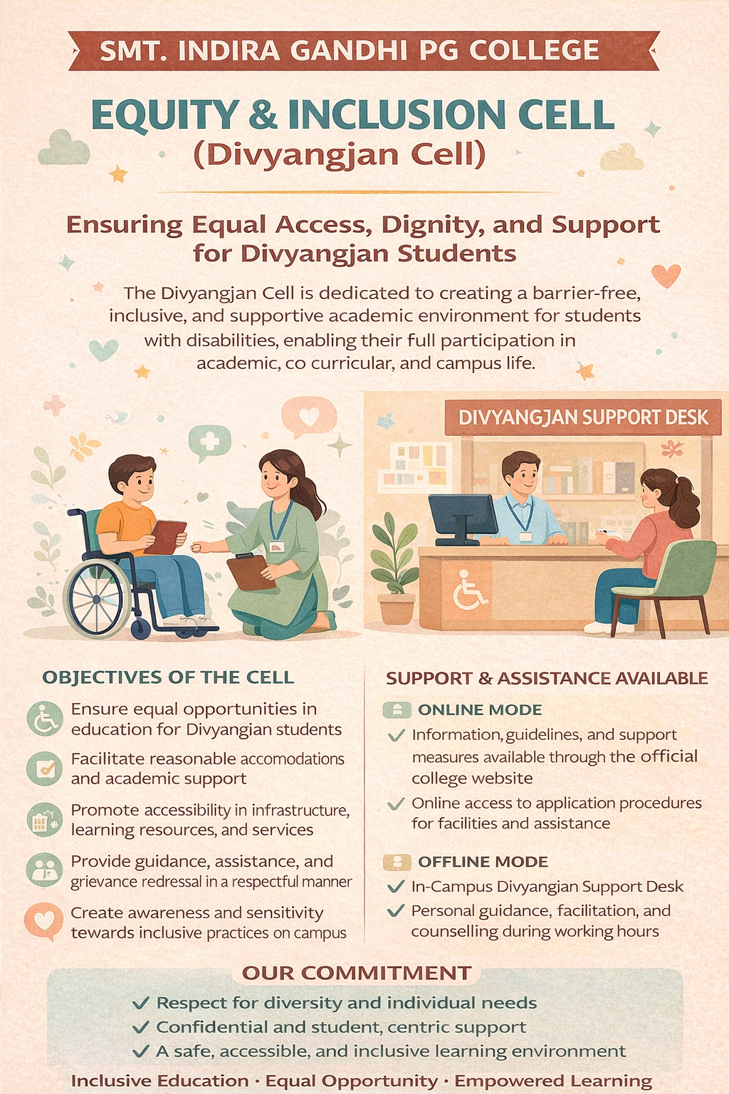 Divyangjan Cell Awareness Poster